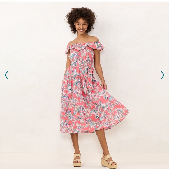 LC Lauren Conrad Dresses & Skirts - Women's LC Lauren Conrad Off-the-Shoulder Dress - NWT